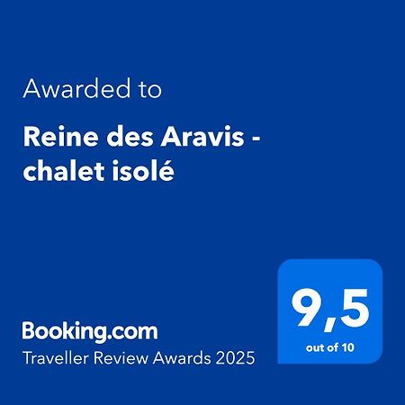 Reine des Aravis - chalet isolé Flumet Extérieur photo